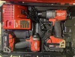 Milwaukee 2997-22 M18 Fuel 18V Drill & Impact Driver Combo Kit With Batteries. Fixed Price $324.99.
