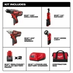 Milwaukee Canada 12V Li-ion Cordless Combo Kit (4-TOOL). Fixed Price $1156.06.