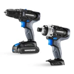 Hammerhead 20V Cordless Drill/impact DRIVER(2-TOOL Kit), Black Blue. Fixed Price $63.99.