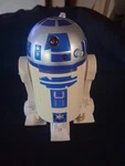 Hasbro 2008 Star Wars R2-D2 Droid Battery Operated 6.5" Not Functional. Fixed Price $17.99.