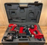 Handy Toughtest 14.4 Volt Tool Set - Drill, Flashlight, Circular Saw Tested. Fixed Price $29.99.