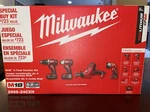 M18 Lithium 4 Tool Combo Kit W/ 2X 2.0AH Batteries, Charger & Bag $723+ Value***. Fixed Price $385.99.