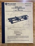 Lathe Duplicator Instruction Parts Manual Fits Rockwell-delta 46-840 11" & 12". Fixed Price $14.97.