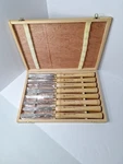Benjamin's Best LCHSS8 Wood Lathe 8PC Chisel Set M2 Tool. Fixed Price $84.99.