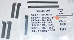 Valenite 3/8" Indexable Boring & Turning Insert Tools Used W/ Sherline Mill F15X. Fixed Price $157.50.