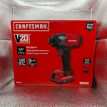 Craftsman V20 20V Li-ion Impact Driver Kit, 1/4" Hex, 1460 In-lbs, Red. Fixed Price $90.00.
