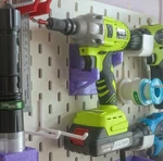 Cordless Drill Mount For Ikea Skadis Pegboard - Tool Storage Organizer Holder. Fixed Price $12.16.