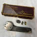Vintage Armstrong No. 1-K Knurling Tool, Lathe Tool- Usa. Fixed Price $35.00.