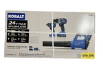 Brand New Kobalt 24V Max Brushless 3PC Tool Starter Combo Kit Model #klc 3124-03. Fixed Price $174.99.