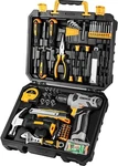 126 Pcs Power Tool Combo Kits With 8V Cordless Drill, 10MM 3/8'' Socket. Fixed Price $63.99.