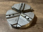 KTT8P1 Abbott Aluminum Workholding Pie Set. Serrated Lathe Chuck Jaw, Usa. Fixed Price $155.00.