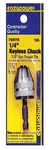 Eazypower 1/4 In. Keyless Chuck Adapter Hex Shank. Fixed Price $32.51.