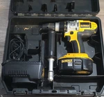 Dewalt DCD950 18V Xrp 1/2IN Keyless Hammer Drill Kit W/ Battery, Charger, Case. Fixed Price $75.00.