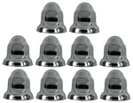 10 Lot Roadpro W-33M 33MM Chrome Flanged Lug Nut Cover Semi Truck Wheel Cap Bulk. Fixed Price $25.95.