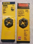 2PC Irwin-hanson High Carbon Steel Metric 1"HEX Die Set Usa. Fixed Price $9.99.