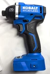 Kobalt 24V Max Li-ion Brushless Variable 1/4" Hex Impact Driver Kid 324B-03 New!. Fixed Price $59.99.