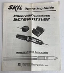 Vintage Skil 2210 Cordless Screwdriver Operating Guide Manual 10/87 Oem. Fixed Price $12.99.