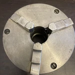 Cushman 5" Three-jaw Lathe Chuck W/ 1-1/2 X8 Threaded Mount #5340B No Wrench. Fixed Price $259.00.