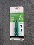 Grk T-25, 2-IN. Green Steel Star Bits: 2-PACK 187443. Fixed Price $8.99.