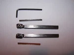 Edelstaal Unimat Lathe Insert Holder, 2700, 1/4", Left & Right Tools, #143. Fixed Price $58.99.