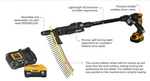 Simpson PRO300SG2DCXB2K Quik Drive Cordless Decking System With 6.0AH Battery. Fixed Price $600.00.