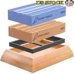 Gouge Sharpening Kit Wood Carving Chisels Lathe Tools Grooved Whetstone Us. Fixed Price $44.45.