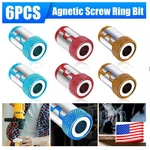 6 X Screwdriver Head Magnetic Ring Pivoting Bit Tip Holder Magnetizer*. Fixed Price $5.29.