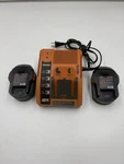 Ridgid Nicad Battery Charger #140276001 W/ Batteries. Fixed Price $71.99.