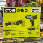 Ryobi One+ 18V Cordless 2-TOOL Combo Kit With 1/2 In. Impact Wrench, 3/8. Fixed Price $159.97.