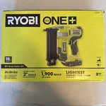 Ryobi 18V One+ Airstrike 18GA Brad Nailer W/1.5 Ah Battery Charger Kit P321. Fixed Price $162.00.