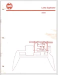 Shopsmith Lathe Duplicator Manual # 555209 36 Pages Gloss Covers Comb Bound. Fixed Price $19.95.