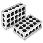 Precision 1-2-3 Blocks Set 23 Holes 0.0003 Matched Pair 1X2X3 Gauge. Fixed Price $27.95.