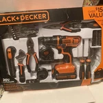 Black+decker 20V Max* Drill & Home Tool Kit, 68 Piece - LDX120PK. Fixed Price $93.50.