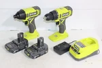 Ryobi One+ 18V 1/2 In Drill Driver 1/4 Impact 1.5 Ah Batteries (PCL1200K2). Fixed Price $118.99.