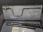 Vintage Craftsman 1940'S Long "c" 12PT Pc Socket Set W/metal Case (TL1454). Fixed Price $109.95.