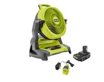 Ryobi 18V One Plus Misting Fan Complete Combo Kit Ships Puerto Rico 7.5" Recon. Fixed Price $129.08.