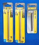Dewalt Phillips Screwdriver Power Bits #1, #2 Long And 3-1/2" New Sealed. Fixed Price $14.50.