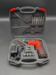Stalwart 45-PIECE Pivoting 3.6V Cordless Electric Screwdriver Kit With Case. Fixed Price $14.99.