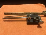 Vintage Lathe Tool Post Adjustable Arms Radius Cutting Attachment Cast Iron. Fixed Price $38.75.