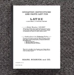 Lathe Instructions & Parts Manual Fits Craftsman 103.23070 Wood. Fixed Price $15.97.