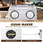 Dust Box Enclosed Electric Grinding Table Polisher Acrylic Cover 4MM. Fixed Price $95.38.
