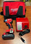 New Milwaukee 3650-21P M18 18V Compact Brushless 1/4" Hex Impact Driver Kit Open. Fixed Price $119.99.