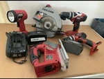 Skil 18V Cordless Tools Lots & Bag Tested Works Good. Fixed Price $150.00.