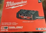 Milwaukee 2950-20 M18 Lithium-ion Cordless Packout Radio/speaker New In Box. Fixed Price $289.99.