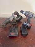 Porter Cable 6 Piece Tool Set With 3 Batteries Charger Saw And Drill-tested. Fixed Price $45.99.