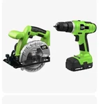 Construx Rechargeable 18V Battery Powered Drill & Saw Combination Kit New Box. Fixed Price $89.99.