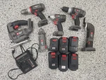 Porter-cable 18 Volt 6-TOOL Combo Kit Lot W/ Batteries & Charger Tested. Fixed Price $105.00.
