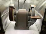 Vintage Craftsman Bench Mount Belt Drive Grinder King-seeley Corp. 1940-1960. Fixed Price $45.00.