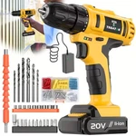 20 Amp Rechargeable Electric Drill Tool Set,socket Set,bit Set,men's Christmas. Fixed Price $42.99.