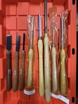 Assortment Of Henry Taylor And Craftsman Lathe Knives. Fixed Price $262.00.